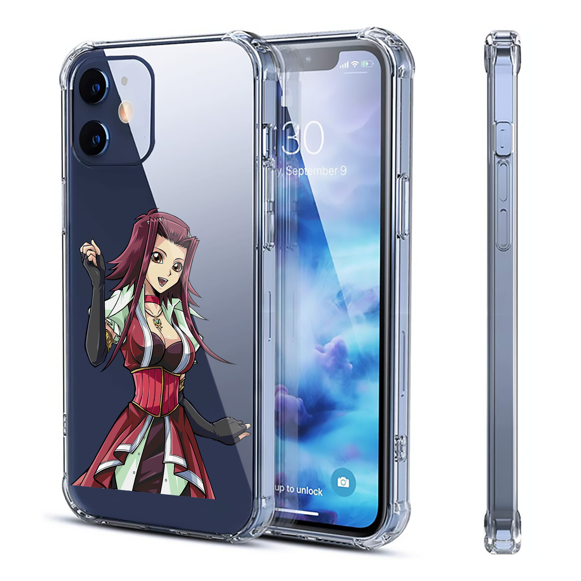 （画像用） 遊☆戯☆王 Yu-Gi-Oh! 【iPhone 12シリーズ対応】透明スマホケース（クリアソフトケース）